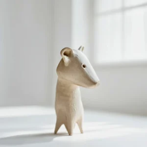 Ratón Pieza de Cerámica